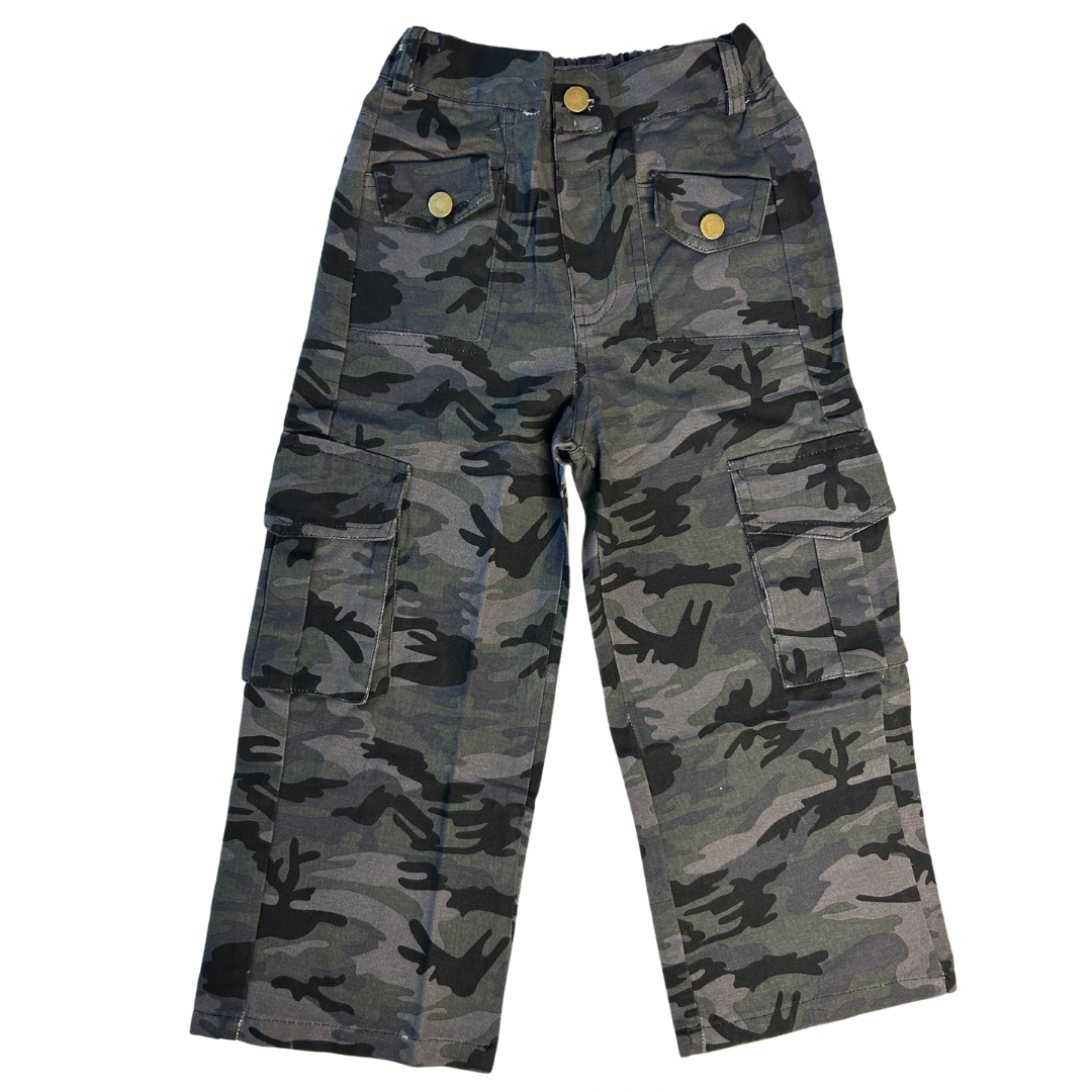 Kids’ Camouflage Cargo Pants
